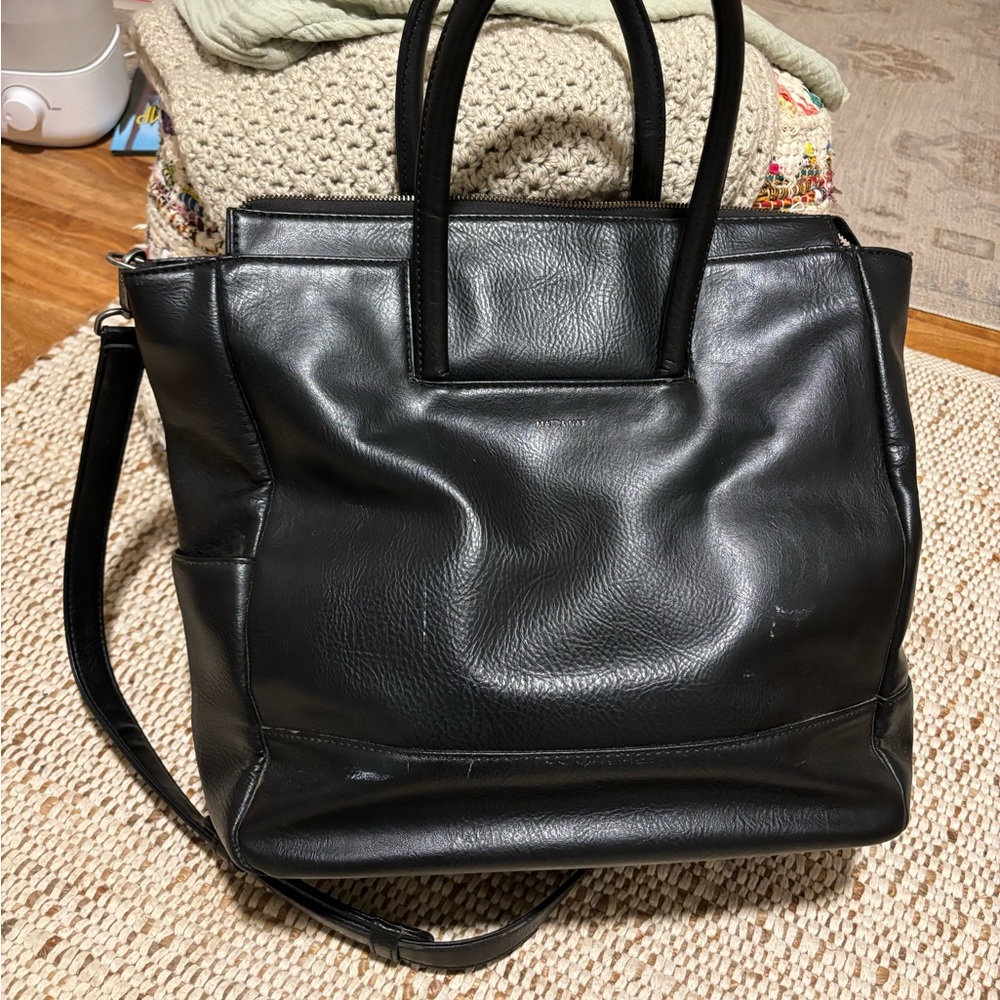 Matt & Nat vegan leather diaper bag
